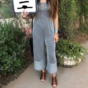 Striped jumpsuit